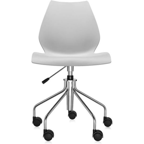 Table De Bar Réglable En Hauteur 60x60x68/92 Cm Noir Et Chromé - LARA