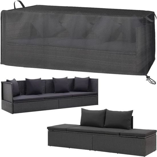 420D Housse De Protection Pour Meubles De Jardin, Housse De Table De Jardin En Tissu Oxford Dhiver Impermeable Chaise Et Ensemble De Meubles 170 X 94 X 70 Cm 85394439