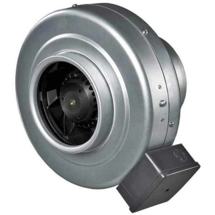 Ventilateur d'extraction de conduit en ligne Ventilateur d'extraction industriel centrifuge robuste (160 mm)