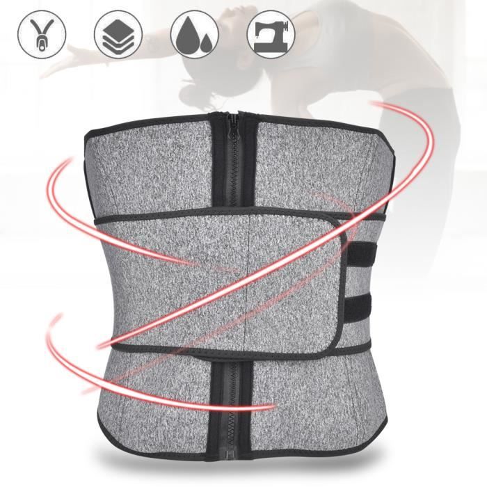WIPES Ceinture de force de taille formateur abdomen minceur Adulte(L)
