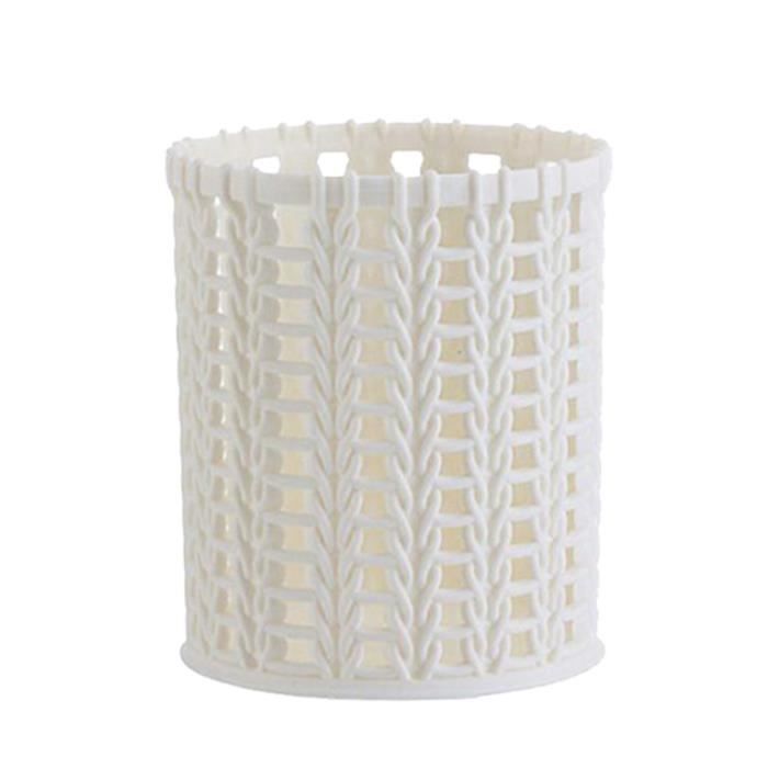 Panier compact en plastique pour porte-stylo organisateur de bureau de bureau de salle de bains de cuisine Fournitures de bureau