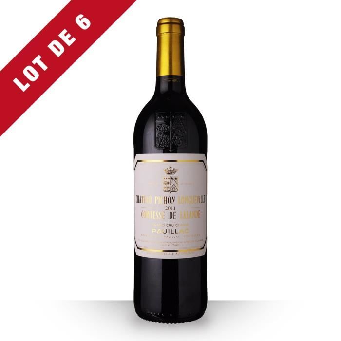 6X Château Pichon Longueville Comtesse de Lalande 2011 Rouge 75cl AOC Pauillac - Vin Rouge