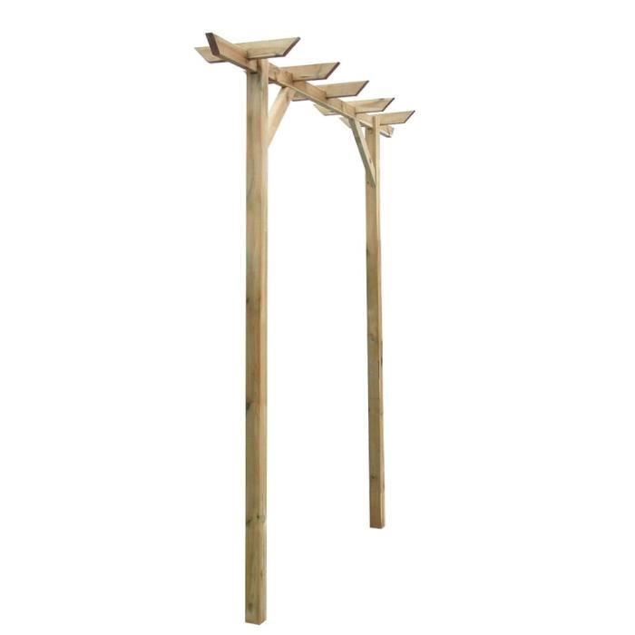 MODERNE Pergola de jardin - Pergola à appentis Décor - TONNELLE DE JARDIN Barnum pavillon 200 x 40 x 205 cm ®CNTAEK®