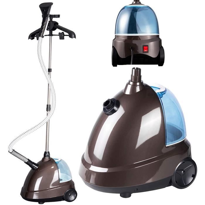 EUGAD 0002GTJ Défroisseur Vapeur Vertical Fer à Repasser pour Vêtements,Machine à Repasser réglable en Hauteur 1850W 2,6L