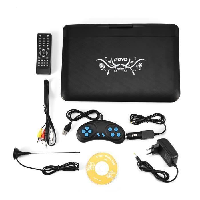 Lecteur DVD portable 13.9in HD TV résolution 800 * 480 résolution 16: 9 de l'écran LCD 110-240V EU Plug -YES