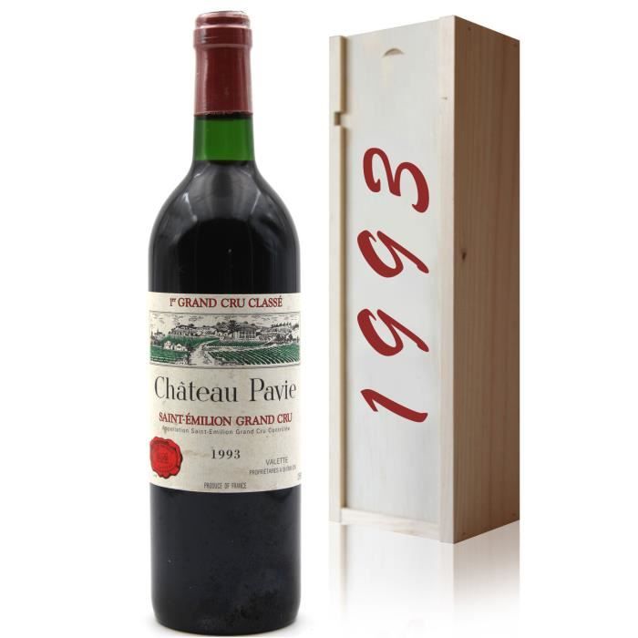 Coffret Château Pavie 1993 Rouge 75cl AOC Saint Émilion