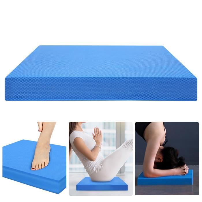 Ashata Coussins équilibrés Soft Yoga Balance Cushion Pad Training Taille rembourrée Abdomen Exercise Fitness Mat Equipment (S