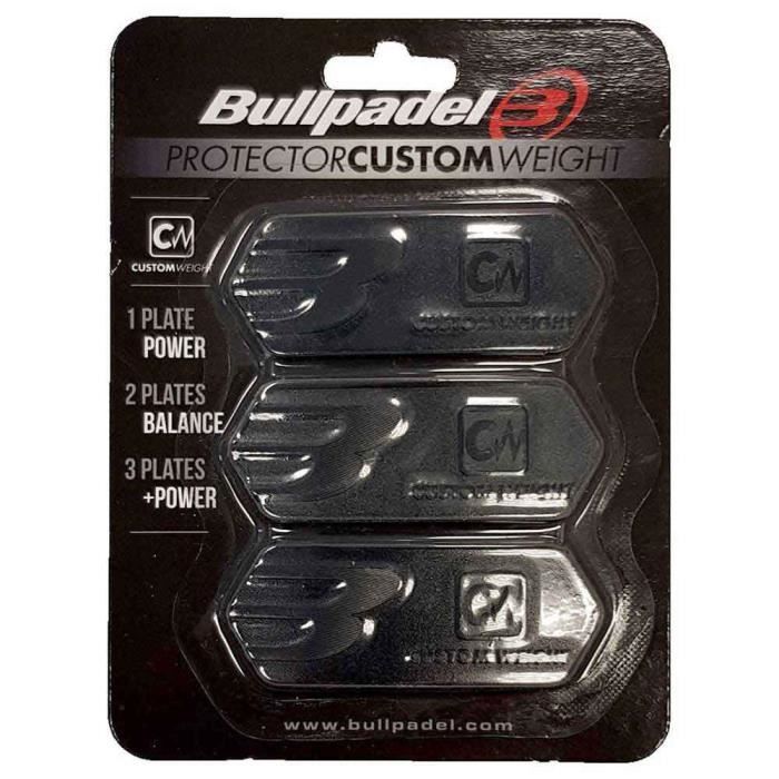 Raquettes de Padel Protecteurs Bullpadel Custom Weight Protector - Noir -Taille Unique