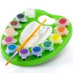 Crayola - Palette de peinture lavable réutilisable - Peinture et accessoires