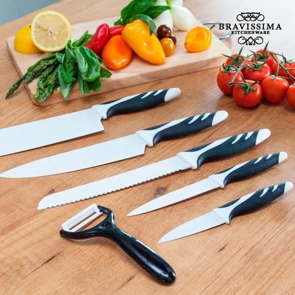 Couteaux Top Chef Blanc C01023 (6 pièces)