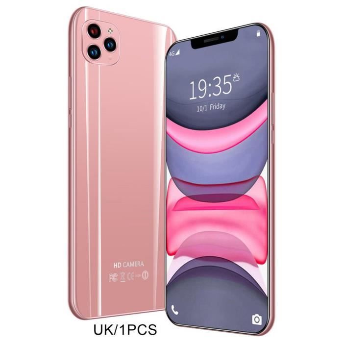 Nouveau I12Pro 1Gb + 8Gb Smartphone Android 6.1 Dual Sim Mobile Téléphone portable rose EU
