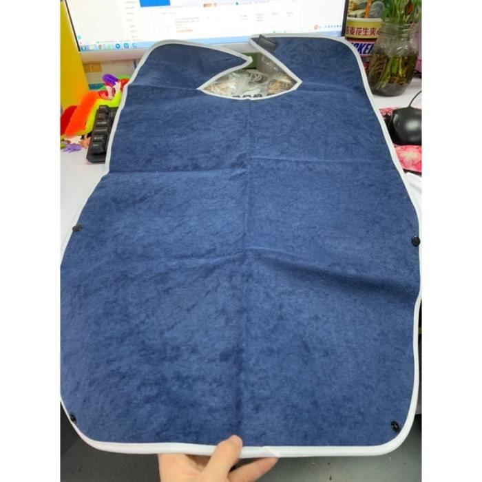 3 pièces bavoir adulte réversible imperméable fournitures de repas tablier de cuisinier vêtements pour aînés COFFRET BIBERONS