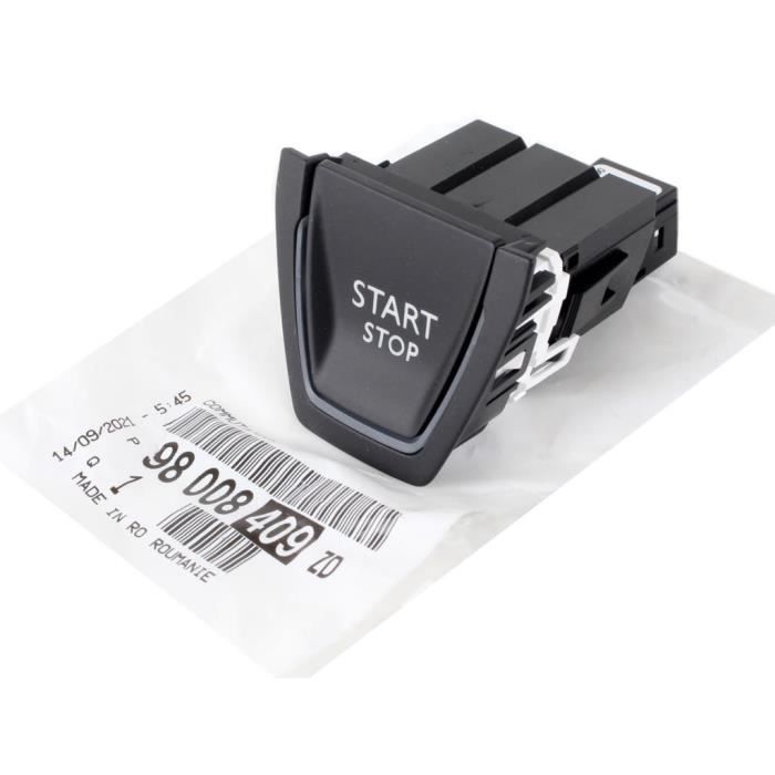Bouton d'Allumage Interrupteur Start Stop Citroen DS5 11-18 98008409ZD
