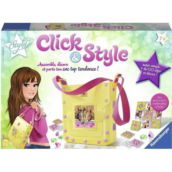 RAVENSBURGER Click & Style Sac Bandoulière