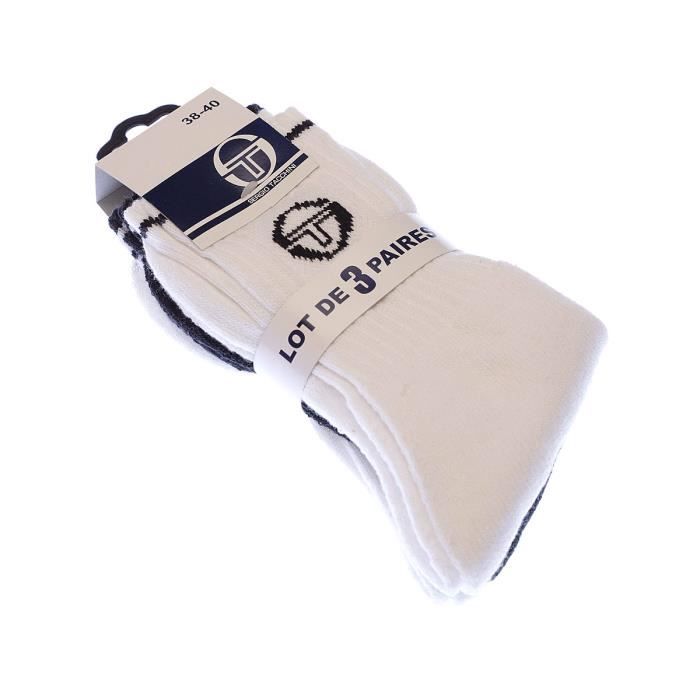 Sergio Tacchini - Chaussette Niveau mollet - Garçon 38/40 Multicolore