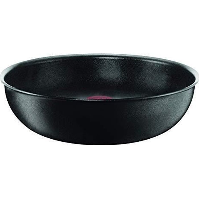Tefal L6507702 Ingenio Expertise Wok Aluminium, Tous Feux Dont Induction, Noir, 26 cm