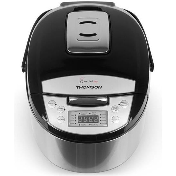 THOMSON - THMC45646 - Multicuiseur CreaCook inox - Capacité 5 litres - Ecran digital avec affichage des menus - Puissance 860 watts