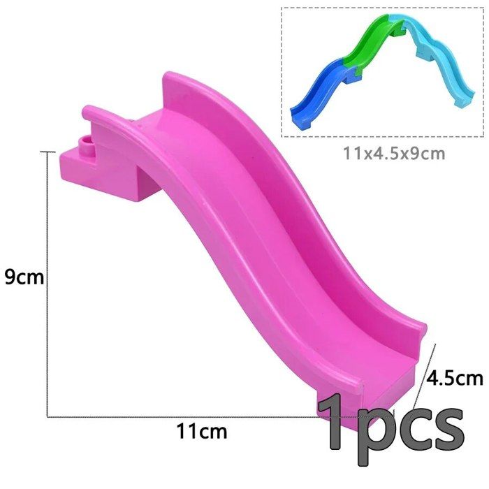 Décennie s de construction de grande taille pour aire de jeux,toboggan