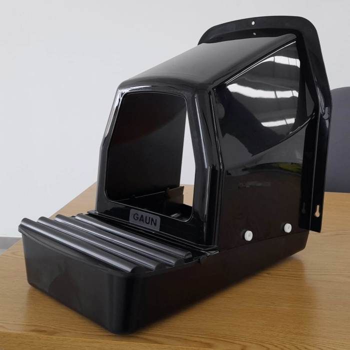 Comparer les prix de Nid pondoir poule 1 compartiment plastique recyclé avec cuvette - Gaun Noir