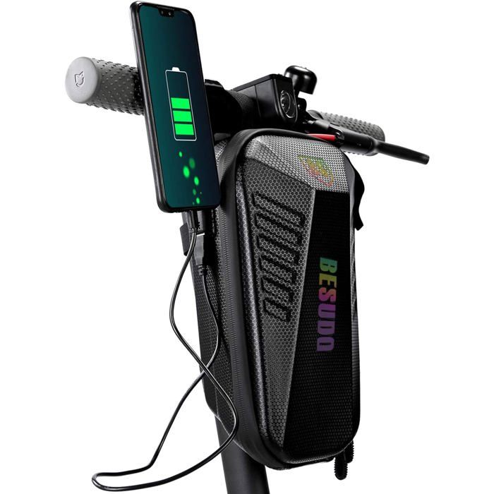 Sac de rangement pour scooter électrique étanche idéal pour les accessoires de scooter électrique tels que le cadenas de scooter