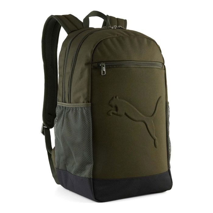 PUMA Sac à dos sport mauve noir pour femme et homme - Buzz Backpack Dark Olive 315690