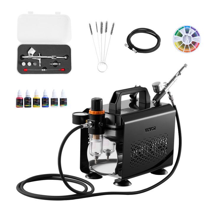 Kit Aérographe Multi-Fonctions avec Compresseur, Pistolet Aérographe Kit Aérographe Multi-Fonctions avec Compresseur, Pistolet Aérographe
