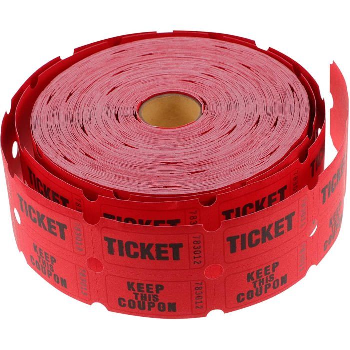 Ticket De Tombola Tickets Tombola Tacticai Lot 1000 - Rouleaux