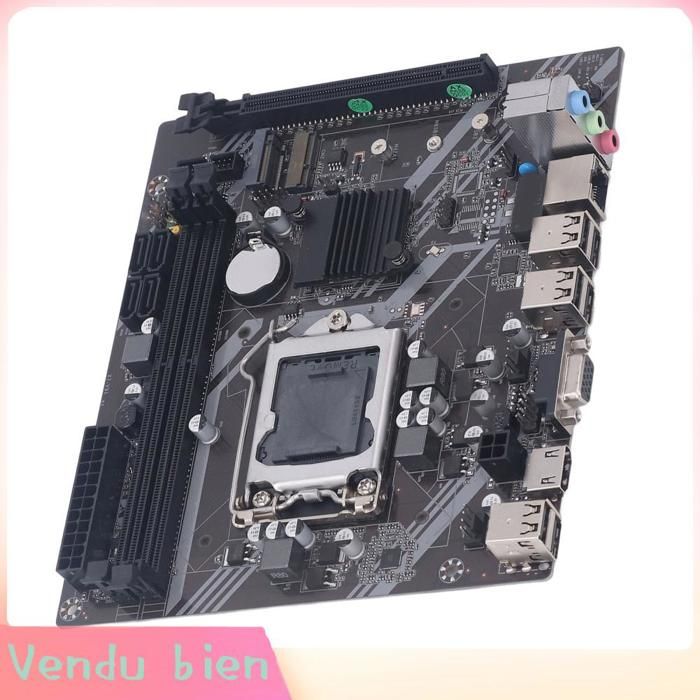 Garosa carte mère dordinateur H61 S Carte Mère de Jeu H61 S Processeur LGA 1155 Prenant en Charge la informatique accessoire