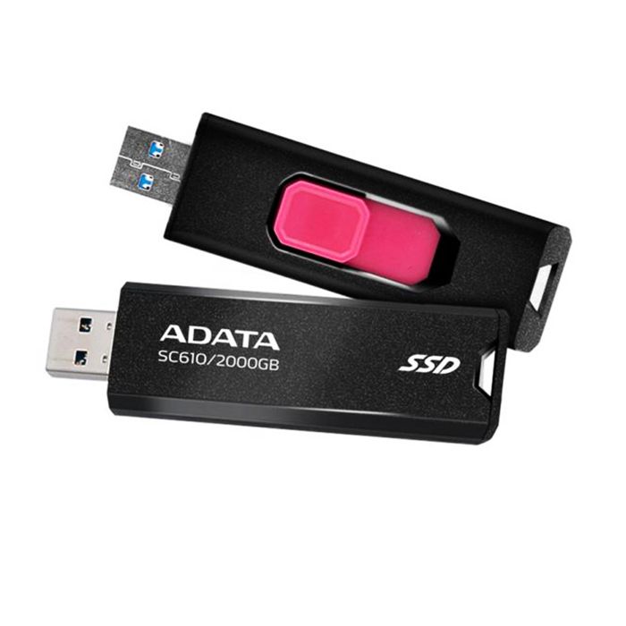 Adata SC610 lecteur USB flash 2 To USB Type-A 3.2 Gen 2 (3.1 Gen 2) Noir - vue 1