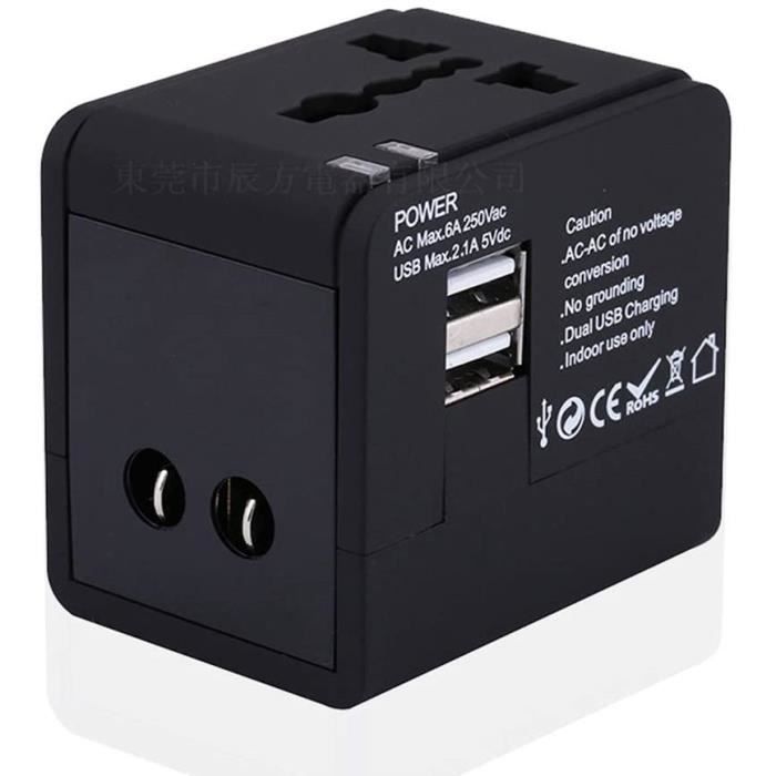 Adaptateur De Voyage Universel TESSAN Avec Port USB Et Type C Worldwide Power Adapter Eu Uk Usa Aus Plug For Travel