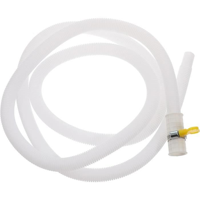 Veemoon Kit Vidange Climatiseur Portable – Tuyau Flexible Caoutchouc PVC 100 Cm, Bouchon Et Raccords Pour Évacuation Condensats