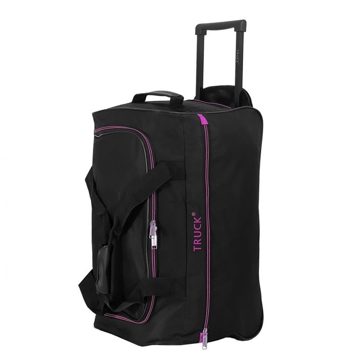 Sac de voyage Textile Noir fuchsia tr60431s Marque fran aise