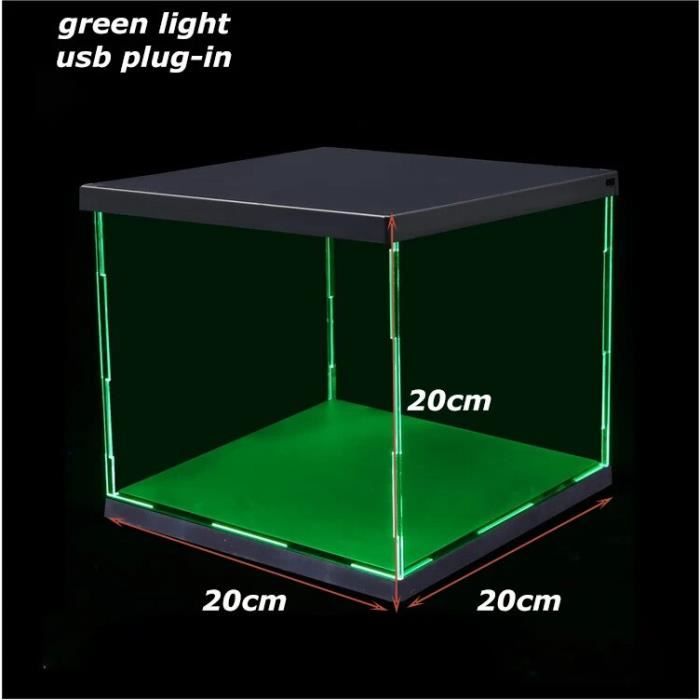 Étagère de rangement lumineuse de luxe en acrylique à 2 étages, plan de travail pour articles de toilette, boîte de rangement cosmétique, plateau de table, salle de bain produits de soins de Étagère de rangement lumineuse de luxe en acrylique à 2 étages, plan de travail pour articles de toilette, boîte de rangement cosmétique, plateau de table, salle de bain produits de soins de