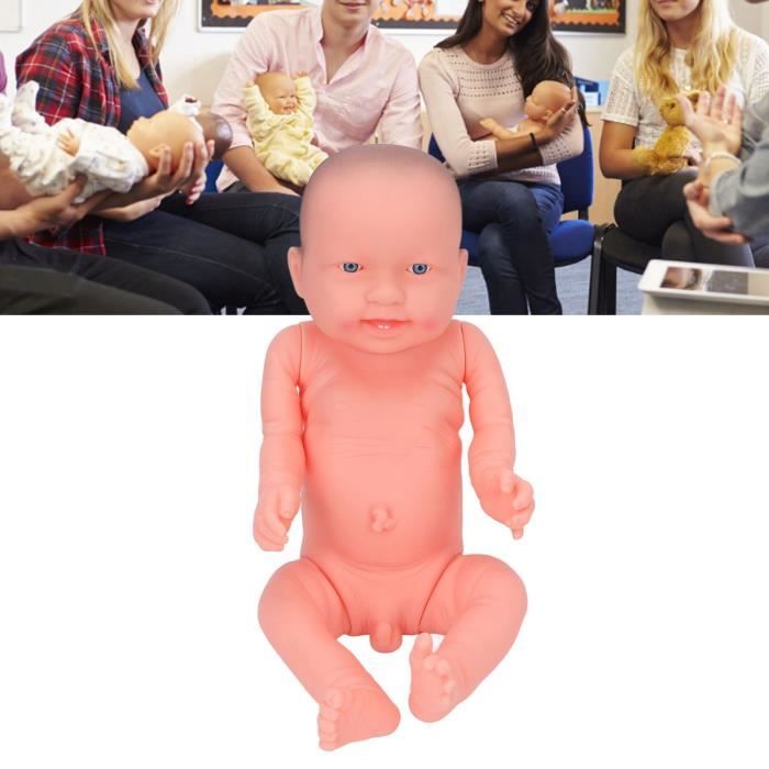 Poupée bébé garçon Poupée Bébé Douce Bébé Garçon Nouveau Né Poupée Bébé d'Enseignement des Soins Infirmiers Haute Simulation