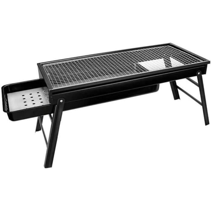 Barbecue Charbon De Bois,Gril Pliant Portable,Acier Inoxydable,Barbecue Pour Le Camping, Les
