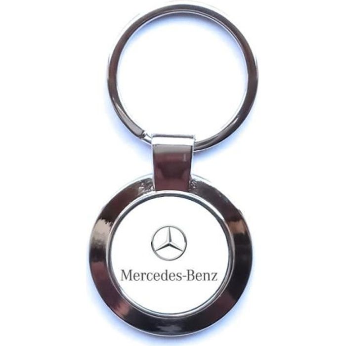 Porte Clé MERCEDES Benz Argent classique en métal