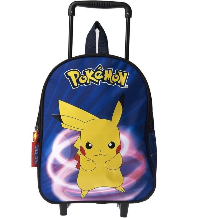 Pokémon Valise Enfant, Petite Valise à Roulette Enfant Garcon