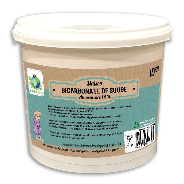 Bicarbonate de soude alimentaire seau 10L 10kg