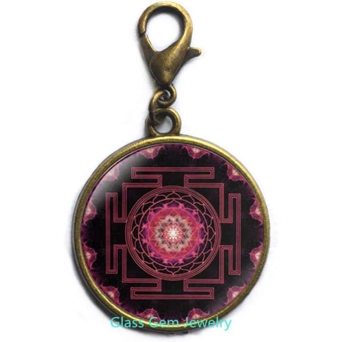 12 Pièces Marqueurs De Point En Perle De Verre, Charms De Marqueurs De