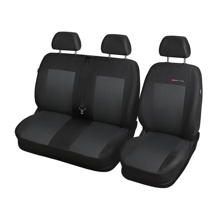 Housses De Sièges Universelles Pour Peugeot Expert I, II (1995-2016) - Gris - Neuf