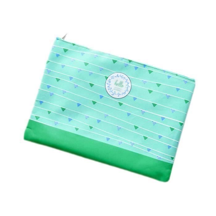 3pcs A4 Pochette Porte Document Rangement Bureau Papeterie Drapeaux Vert Em71476 Achat Vente Protege Document 3pcs A4 Pochette Porte Documen Cdiscount