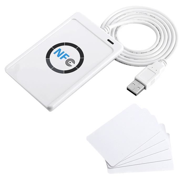 Lecteur - ACR - ACR122U - USB - Blanc - Vitesse jusquà 424 kbps