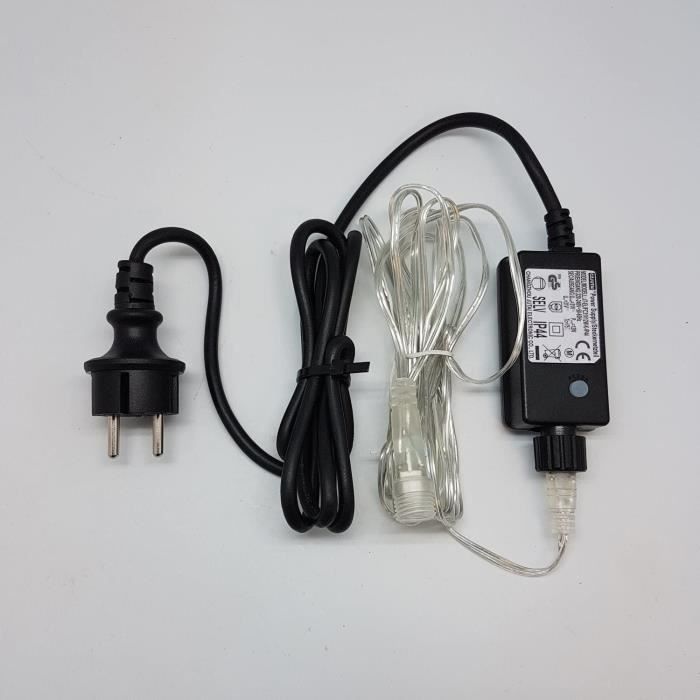 Lights4fun Transformateur 31v avec Son Câble de 3m pour Série Cœur 