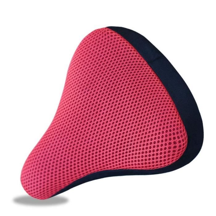 Selle VTT / Route Silicone Lumineuse - Confort, Creuse, Imprimée 3D, Taille 245x153 Mm
