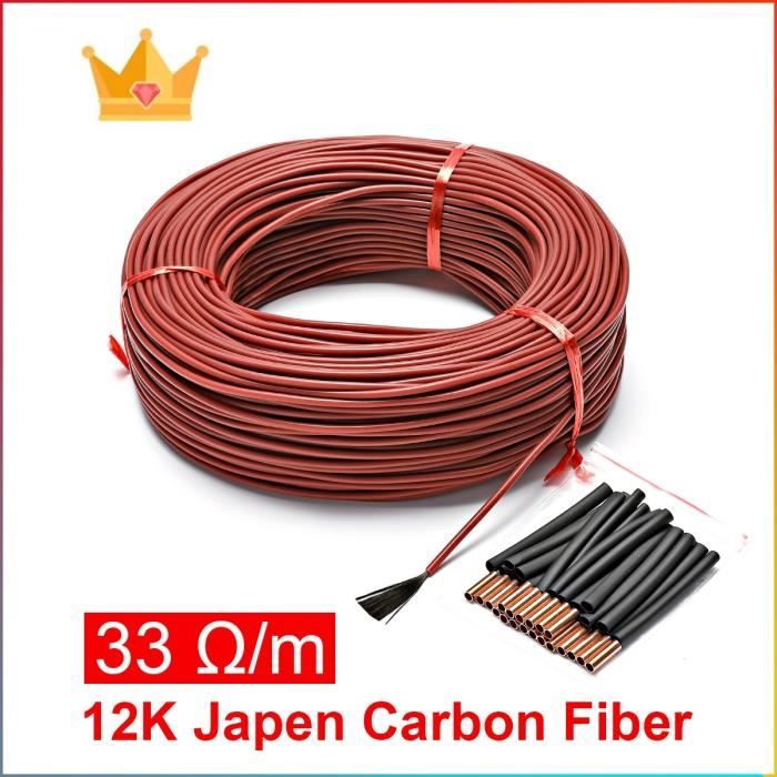 50m Câble De Chauffage Électrique À Infrarouge En Fiber De Carbone — free download