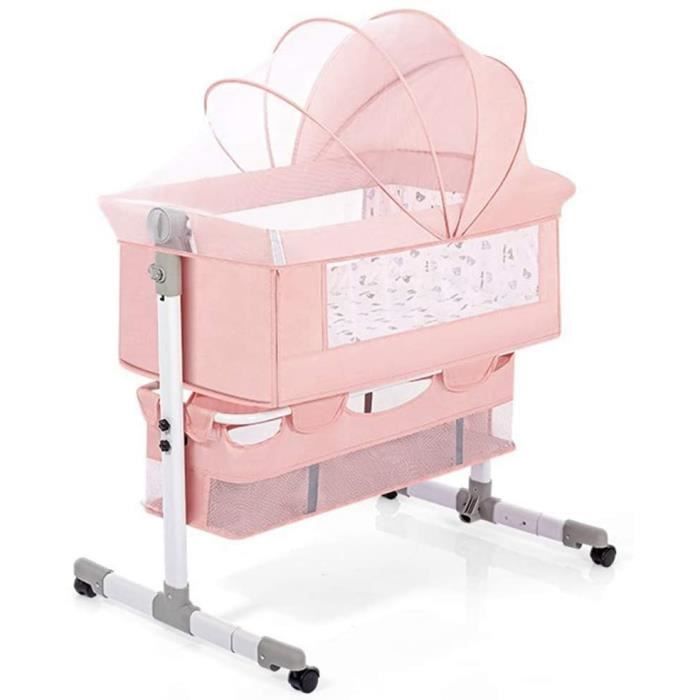 Lit Cododo Bebe Berceau Bebe Avec Matelas Mode Bascule Pour Bercer Bebe Cote Repliable Hauteur Reglable Fenetres En Filet 506 Cdiscount Puericulture Eveil Bebe