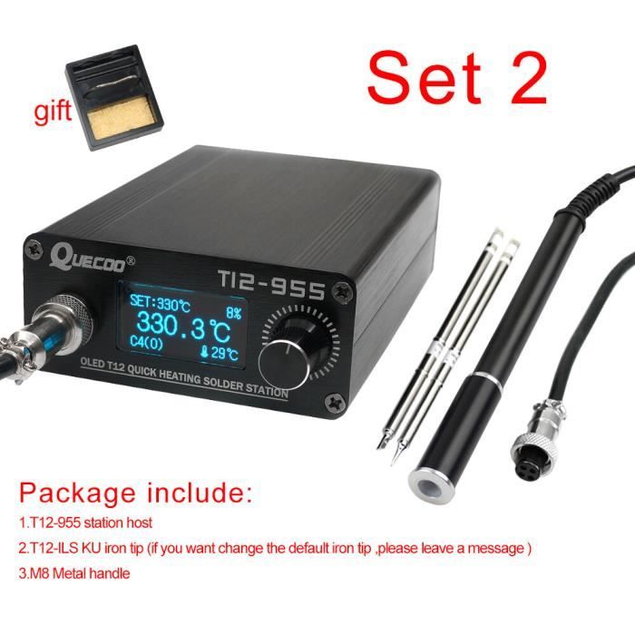 Station De Soudage Électronique 80W Jieotwice - Fer à Souder Avec Pédale, Température Réglable - Pour Circuits Imprimés - 10