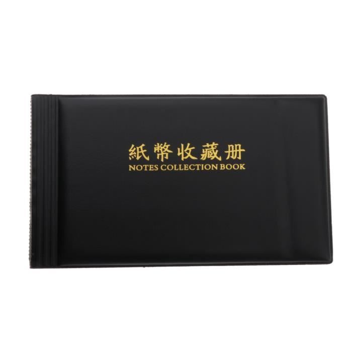 LINDNER Album De Poche Pour Billets De Banque – 20 Pochettes Transparentes – Couverture Bleu Nuit – Pour Documents Jusqu'à 210 X 125 Mm