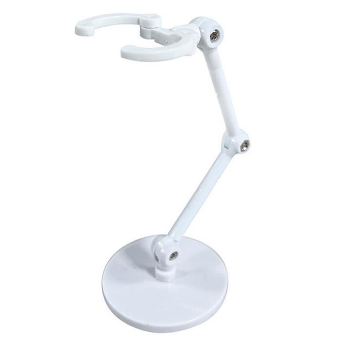 Lot De 10 Supports De Poupée Réglables En Plastique Rose - 21,5 Cm - Pour Exposition, Rangement Ou Décoration D'étagère