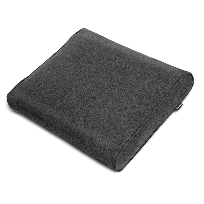 Coussin de salon dextérieur Ilano 50 x 40 x 10 cm gris graphite
